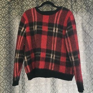 Plaid sweater